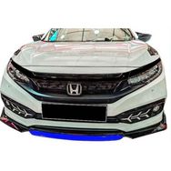 Omsa Honda Civic Fc5 Abs 2016 ve Sonrası Piano Mavi Flaplı Ön Tampon Lip
