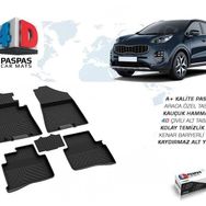 Omsa Kia Sportage 4 4D Siyah 2015-2021 Arası Havuzlu Paspas