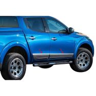 Omsa Mitsubishi L200 Krom 4 Parça 2020 ve Sonrası Yan Kapı Çıtası