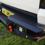 Omsa Nissan Navara Dakar V2 2016 ve Sonrası Ledli Çelik Arka Tampon