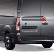 Omsa Nissan NV400 2010 ve Sonrası Taşlı P.Çelik Krom Arka Tampon Eşiği