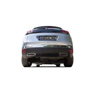 Omsa Peugeot 3008 Krom 2 Parça 2016 ve Sonrası Egzoz Çerçevesi