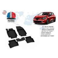 Omsa Renault Clio 4 4D Siyah 2012 ve Sonrası Havuzlu Paspas