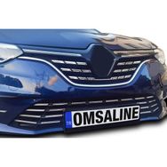 Omsa Renault Megane 4 HB 5 Parça 2021 ve Sonrası Krom Ön Panjur