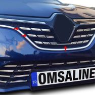 Omsa Renault Megane 4 Sedan 5 Parça 2021 ve Sonrası Krom Ön Panjur