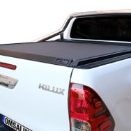 Omsa Toyota Hilux Omback Siyah 2015 ve Sonrası Orjinal Rollbar için Sürgülü Bagaj Kapama
