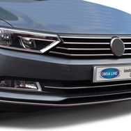 Omsa VW Passat B8 2015-2019 Arası 3 Parça Krom Ön Tampon Çıtası