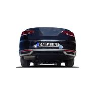 Omsa VW Passat B8.5 Krom Difüzör 2019 ve Sonrası Egzoz Çerçevesi
