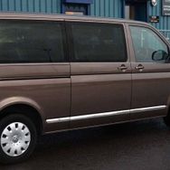 Omsa VW T5 Caravelle 2003 ve Sonrası 5 Parça Çift Sürgü Kısa Şase Krom Yan Kapı Çıtası