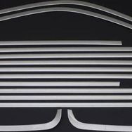 Omsa VW T5 Transporter 14 Parça Çift Sürgü Kısa Şase 2003-2015 Arası Krom Cam Çerçevesi