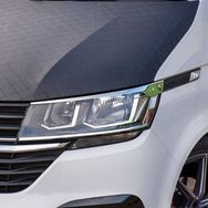 Omsa VW T6.1 Caravelle 2020 ve Sonrası 2 Parça Krom Far Üstü Çıta