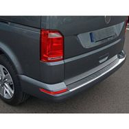 Omsa VW T6.1 Transporter 2020 ve Sonrası Tek Kapılı Taşlı Krom Arka Tampon Eşiği