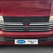 Omsa VW T6.1 Transporter 5 Parça 2020 ve Sonrası Krom Ön Panjur Alt Çıtası
