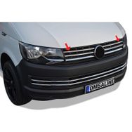 Omsa VW T6 Transporter 4 Parça 2015-2019 Arası Siyah Krom Ön Panjur