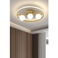 Ömür Avize Rivera Modern Beyaz Globe Ledli Avize