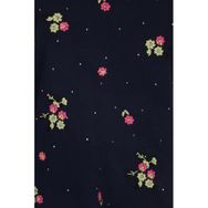On Oversize Nakışlı Kısa Kol Kadın Bluz - Minimalist Tarz
