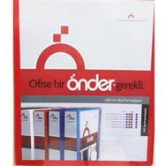 Önder 2005-2 2 Halkalı Kırmızı 5 cm Firma Klasörü