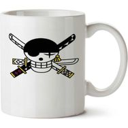 One Piece Zoro Flag Baskılı Kupa Bardak