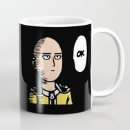 One Punch Man Saitama Porselen Kupa Bardak