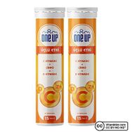 One Up Üçlü Etki C Vitamini Çinko D Vitamini 2x15 Efervesan Tablet