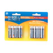Onecell Ultra Premium Alkalin AA Boy 8'li Pil