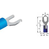 Onka 8075-6 LV 2.5 mm 200 Adet Çatal Tip Uç
