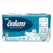 Önlem 120 Adet Büyük Tekstil Yüzey Belbantlı Hasta Bezi