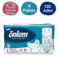 Önlem Belbantlı 4x30'lu Yetişkin Ekonomik Large Boy Hasta Bezi