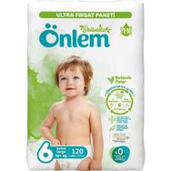 Önlem Botanika No:6 XLarge 120 Adet Bebek Bezi