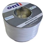 Onli RG6U6 112 Tel 100 mt Beyaz Anten Kablosu