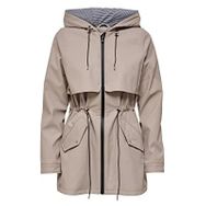 Only 15161241 Gri Feather Onlrace Short Raincoat Otw Kadın Günlük Ceket