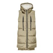 Only 15235033 Krem Onlnora Puffer Waistcoat CC Otw Kadın Yeleği