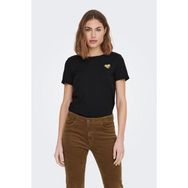 Only 15244714 Siyah Kadın T-shirt