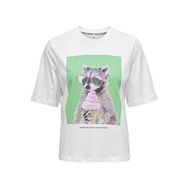 Only 15259091 Dorte Life Beyaz Kadın T-shirt