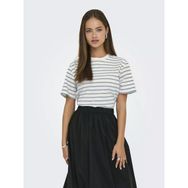 Only 15272227 Lıvvına Çizgili Regular Fit Kadın Tişört