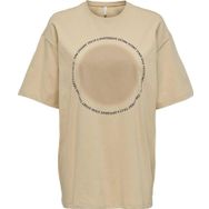 Only 15286655 Camel Kadın T-shirt