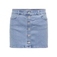 Only 15290344 Light Blue Denim Kadın Etek
