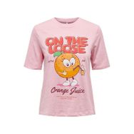 Only 15296955 Pembe Kadın T-shirt