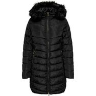 Only 15300255 Siyah Ellan Quilt Kadın Parka