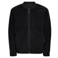 Only 22022674 Siyah Onssawyer Fleece Bomber Otw Erkek Polar Ceket