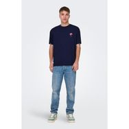Only & Sons 22029519 Lacivert Erkek T-shirt
