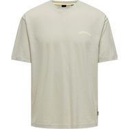Only & Sons 22029519 Summer Krem Erkek T-shirt