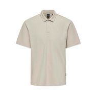 Only & Sons Onsaime Rlx Ss Açık Gri Polo Erkek T-shirt