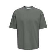 Only & Sons Onscaspian AUT Ss Tee Gri Castor Gray Erkek T-shirt