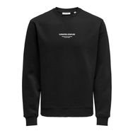 Only & Sons Onscurated Reg Crew Neck Sweat Black Erkek Sweatshirt