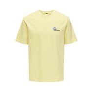 Only & Sons Onskoley Life RLX SS TEE Pastel Sarı Erkek T-shirt