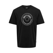 Only & Sons Onslamer Life Reg Logo Ss Tee Black Erkek T-shirt