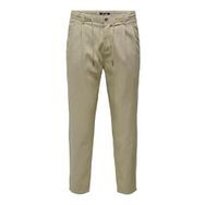 Only & Sons Onsleo Crop Linen Mix 0048 Pant Chinchilla Erkek Pantolon