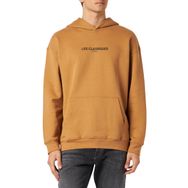 Only & Sons Onsles Classiques Life Rlx Hvy Swt Hood Kahverengi Erkek Sweatshirt