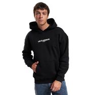 Only & Sons Onsles Classiques Life Rlx Hvy Swt Hood Siyah Erkek Sweatshirt